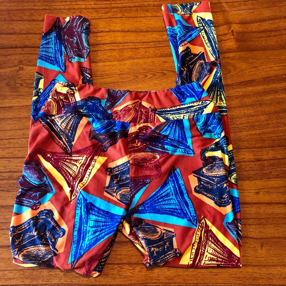 Lularoe Gramophone Leggings One Size